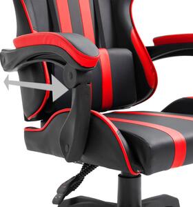Czerwony ergonomiczny fotel dla gracza - Davo