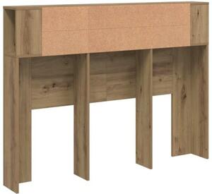 Szafka z wezgłowiem artisan oak 140x18,5x102,5 cm drewno konstrukcyjne