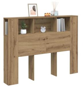 Szafka z wezgłowiem artisan oak 140x18,5x102,5 cm drewno konstrukcyjne