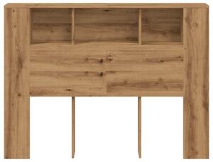 Szafka z wezgłowiem artisan oak 140x18,5x102,5 cm drewno konstrukcyjne