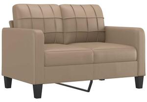 Sofa, 2-osobowa kolor cappuccino, 120 cm, sztuczna skÃ³ra
