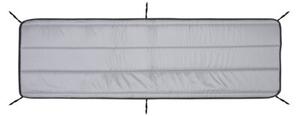 Poduszka ogrodowa Aio Factory 165x50 cm pikowana na leżak ciemnoszara 1szt