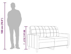 Sofa, 2-osobowa kolor cappuccino, 120 cm, sztuczna skÃ³ra