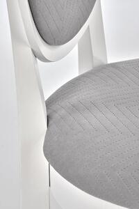 Białe ludwikowskie krzesło medalion - Windsor