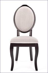 Czarne bankietowe krzesło medalion - Windsor