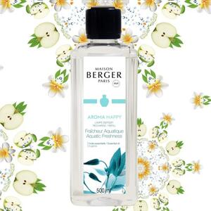 Olejek do lampy zapachowej Berger Paris Fraîcheur Aquatique - Aquatic Freshness - Aroma Happy 500ml