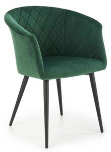 Zielone tapicerowane krzesło kubełkowe - Umbro
