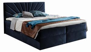Łóżko kontynentalne Osuna z pojemnikiem, materacem i toperem
