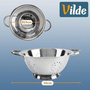 Cedzak kuchenny stalowy 24 cm