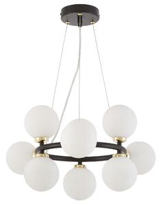 NOWOCZESNA LAMPA WISZĄCA CZARNO-ZŁOTA MARSIADA W9