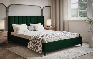 Dwuosobowe łóżko z zagłówkiem 180x200 Diuna - 36 kolorów