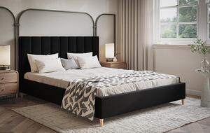 Pojedyncze łóżko tapicerowane 120x200 Diuna - 35 kolorów