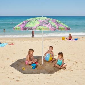 Parasol plażowy VELACO KORAL-1C Różowo-zielony