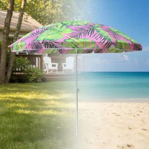 Parasol plażowy VELACO KORAL-1C Różowo-zielony