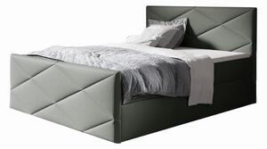 Łóżko kontynentalne Garita Lux z pojemnikiem, materacem i toperem