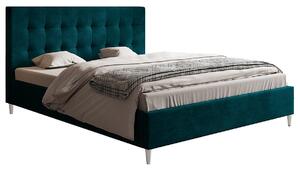 Podwójne łóżko z zagłówkiem Haven 140x200 - 36 kolorów