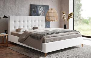 Pojedyncze łóżko z zagłówkiem - Haven 120x200 - 36 kolorów