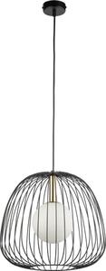 Sigma Żyrandol na lince BELL 1xG9/12W/230V śr. 33 cm czarny/złoty SI0374