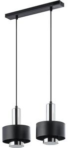 Sigma Żyrandol na lince RIF LUX 2xGX53/12W/230V czarny/chrom błyszczący SI0361