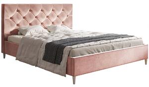Tapicerowane łóżko z zagłówkiem 120x200 Colette - 36 kolorów