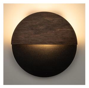 Sigma LED Kinkiet LUNA LED/7W/230V śr. 26 cm czarny/brązowy SI0426