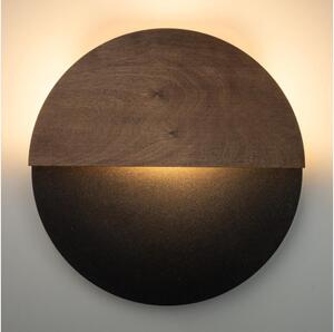 Sigma LED Kinkiet LUNA LED/7W/230V śr. 36 cm czarny/brązowy SI0430