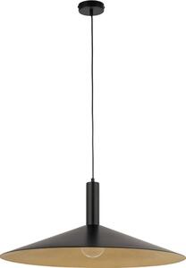 Sigma Żyrandol na lince CAPRI 1xE27/15W/230V śr. 70 cm czarny/złoty SI0472