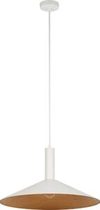 Sigma Żyrandol na lince CAPRI 1xE27/15W/230V śr. 50 cm biały/miedź SI0477
