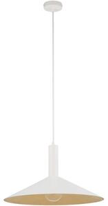 Sigma Żyrandol na lince CAPRI 1xE27/15W/230V śr. 50 cm biały/złoty SI0475