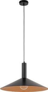 Sigma Żyrandol na lince CAPRI 1xE27/15W/230V śr. 50 cm czarny/miedź SI0469