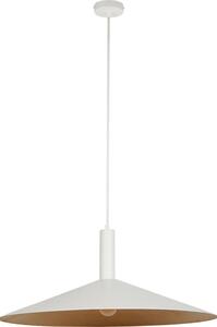 Sigma Żyrandol na lince CAPRI 1xE27/15W/230V śr. 70 cm biały/miedź SI0478