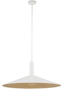 Sigma Żyrandol na lince CAPRI 1xE27/15W/230V śr. 70 cm biały/złoty SI0476