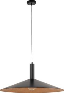 Sigma Żyrandol na lince CAPRI 1xE27/15W/230V śr. 70 cm czarny/miedź SI0470
