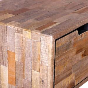Drewniana konsola z trzema szufladami - Aloca