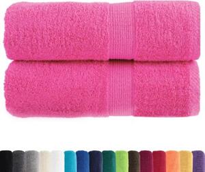 Ręczniki toaletowe premium solund 2 szt. różowe 30x30 cm 600 GSM