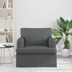 ModuÅowa kanapa ciemnoszara z ergonomicznym designem
