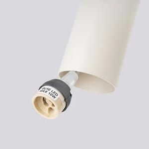 Beżowa wisząca nowoczesna lampa dwupunktowa N1-M11