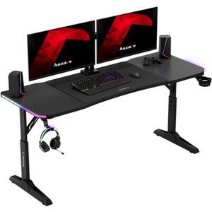 Biurko gamingowe HUZARO Hero 4.6 RGB Czarny
