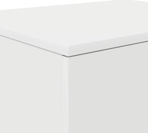 Szafka do przechowywania 2 szt. biały 108 x 41 x 40 cm