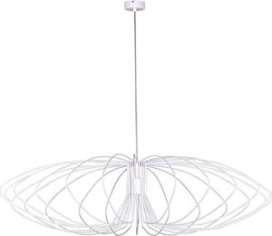 Biała industrialna lampa wisząca - S056-Iwans