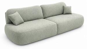 Sofa RozkÅadana Kanapa z FunkcjÄ Spania Dwuosobowa Do Salonu Szara AVERIO