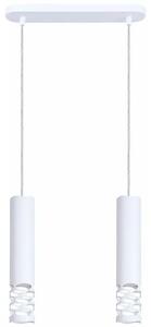 Podwójna biała lampa wisząca K5-E35