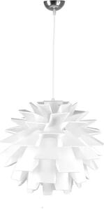 Biała nowoczesna lampa wisząca kula - S055-Bahama