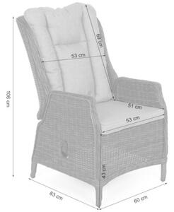 Fotel HOME & GARDEN Bristol Relax 370904 Jasnobrązowy