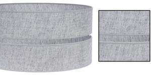 Lampa podłogowa trójnóg biały Light Home LH Len Duo 1xE27 40cm abażur walec szary L04