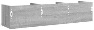 Szafki wiszące, 2 szt., szary dąb sonoma, 75x18x16,5 cm