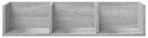 Szafki wiszące, 2 szt., szary dąb sonoma, 75x18x16,5 cm