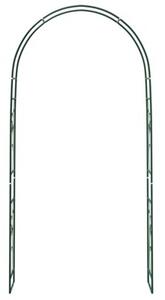 Łuk ogrodowy kwiatowy zielony 115 x 37 x 231 cm