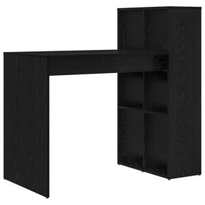 Biurko czarny dÄ b 108 x 55 x 103.5 cm materiaÅ drewnopochodny