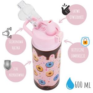 Kubek termiczny termos bidon dziecięcy dla dziecka dzieci 600ML 2 wzory KAMILLE